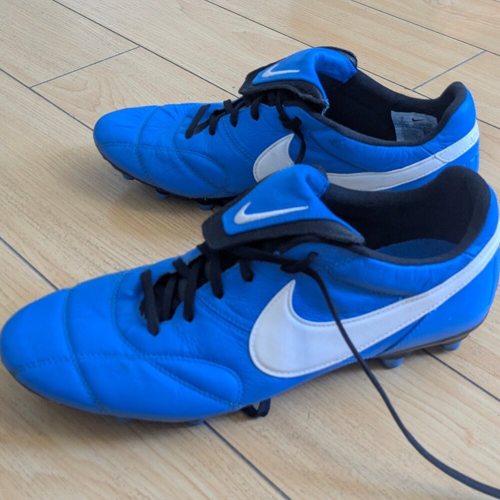 Blue Nike tiempo II OG kangaroo leather men's size 9